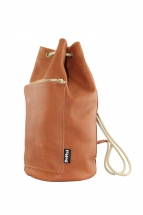 Tan Mini Duffel Bag